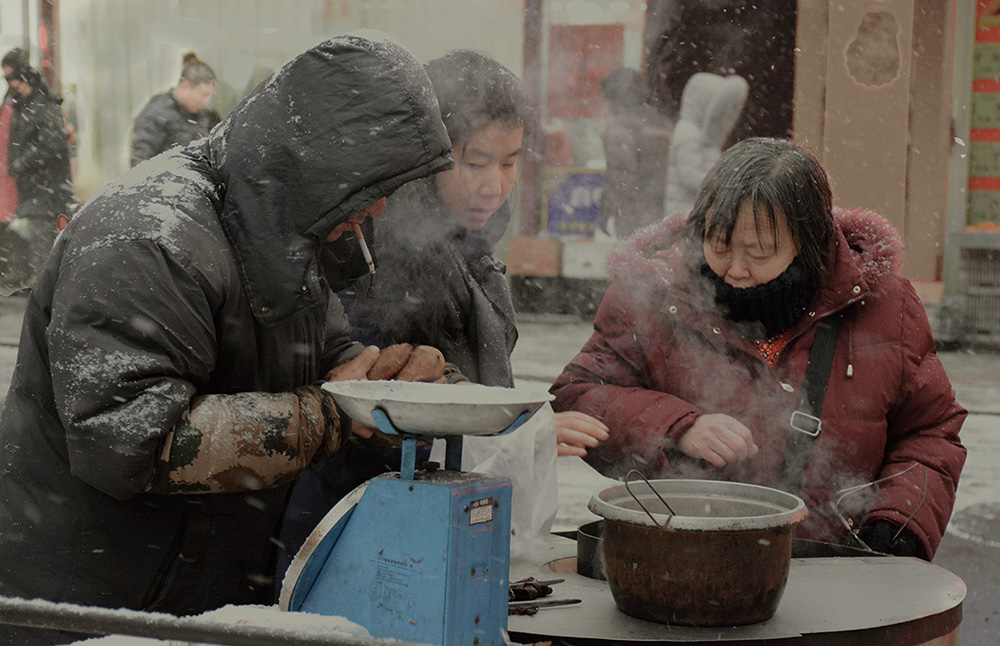 雪中薯飘香