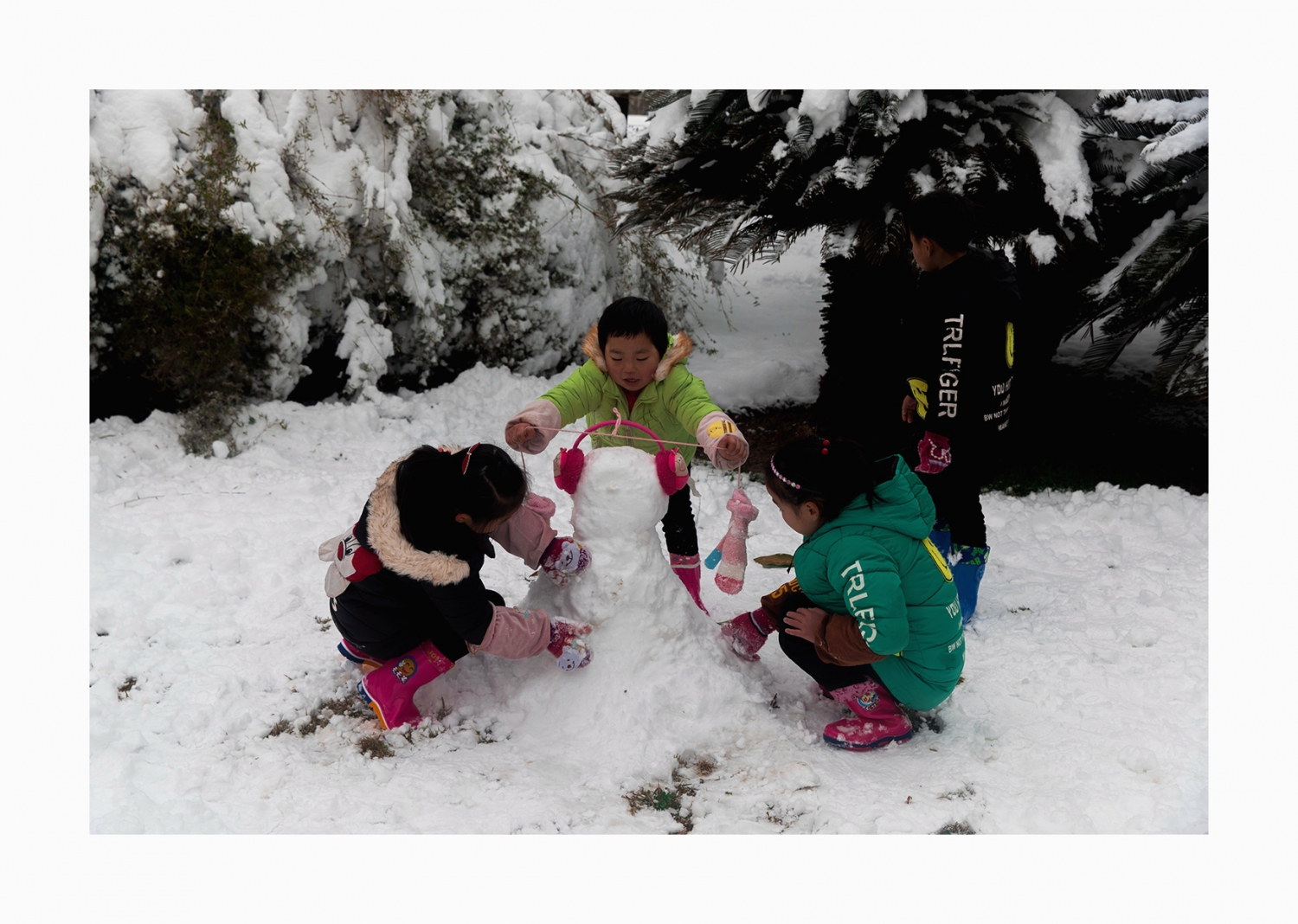 童趣—堆雪人
