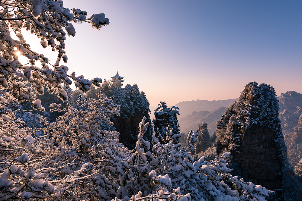 瑞雪黄石寨