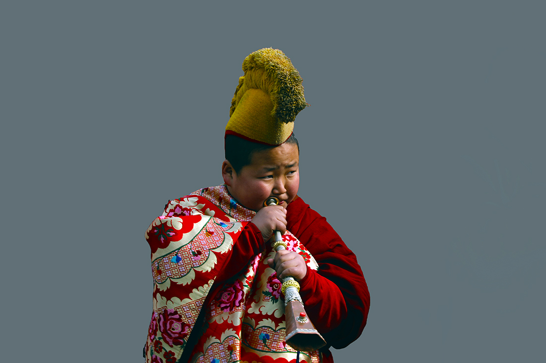 寺院里的小僧