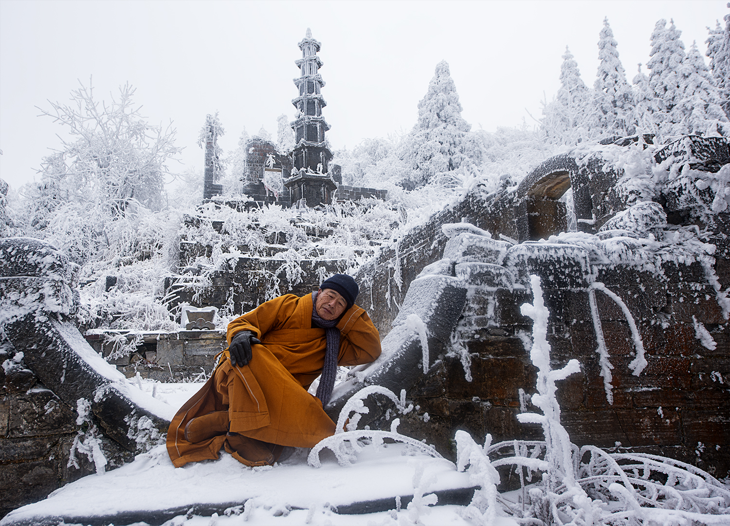 雪漫残寺