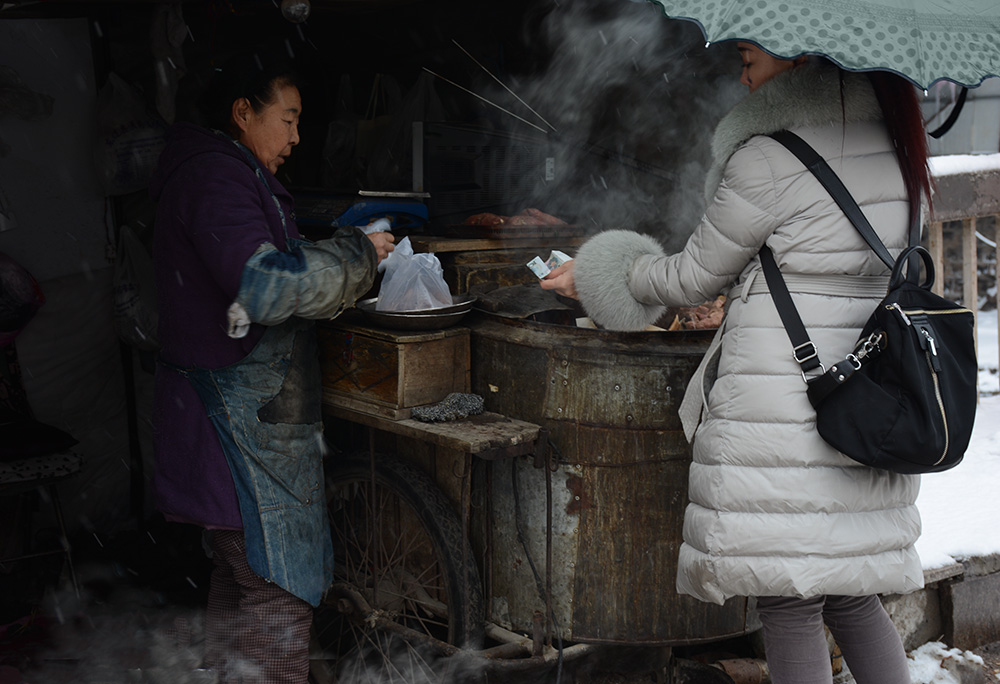 雪中薯飘香