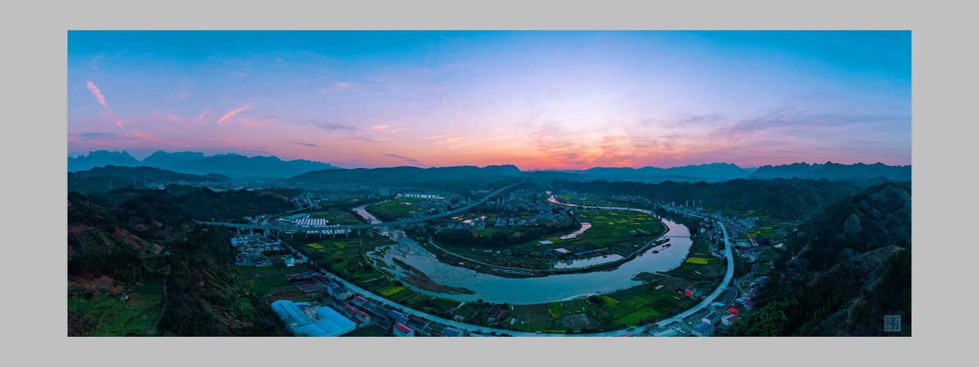 俯瞰三坪全景