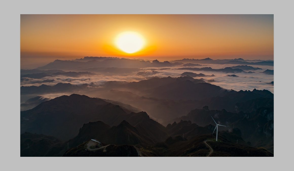 羊峰山早晨