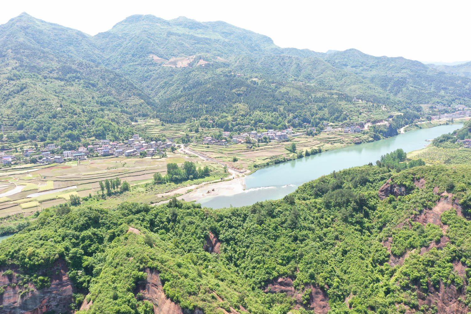 红岩岭航拍
