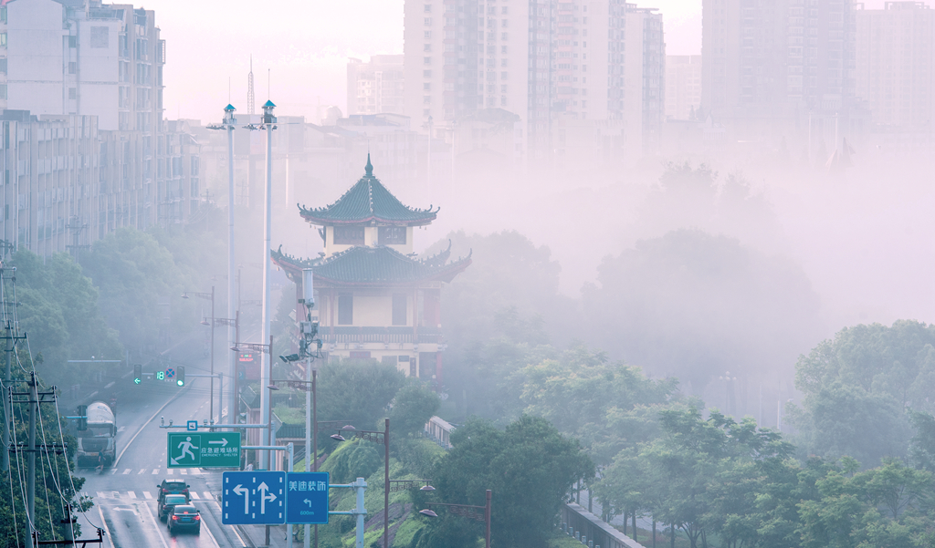 城市的早晨