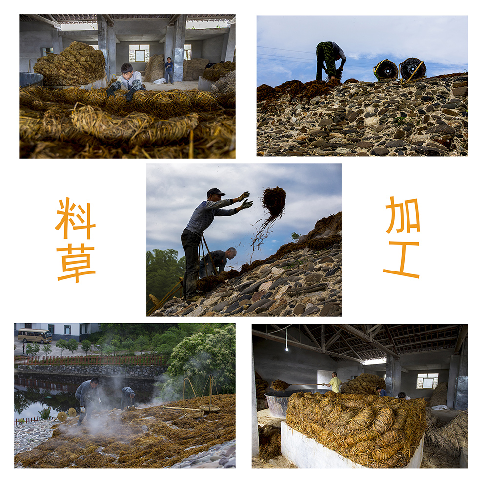 土法制作宣纸