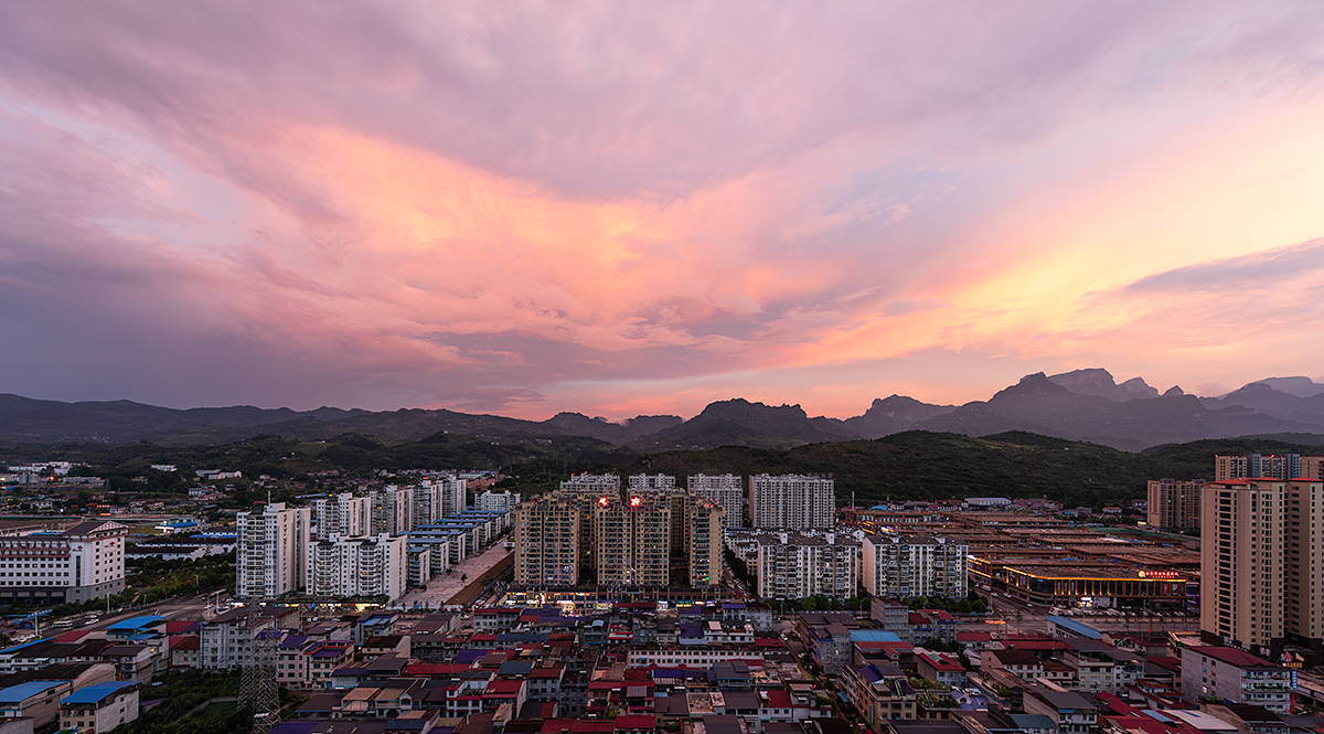 西溪坪晚霞