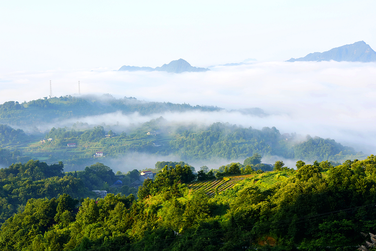 美丽山村