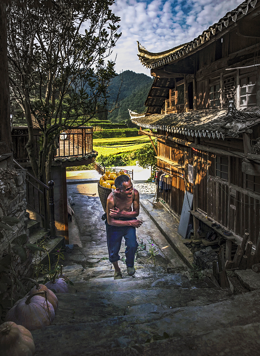 丰收喜悦
