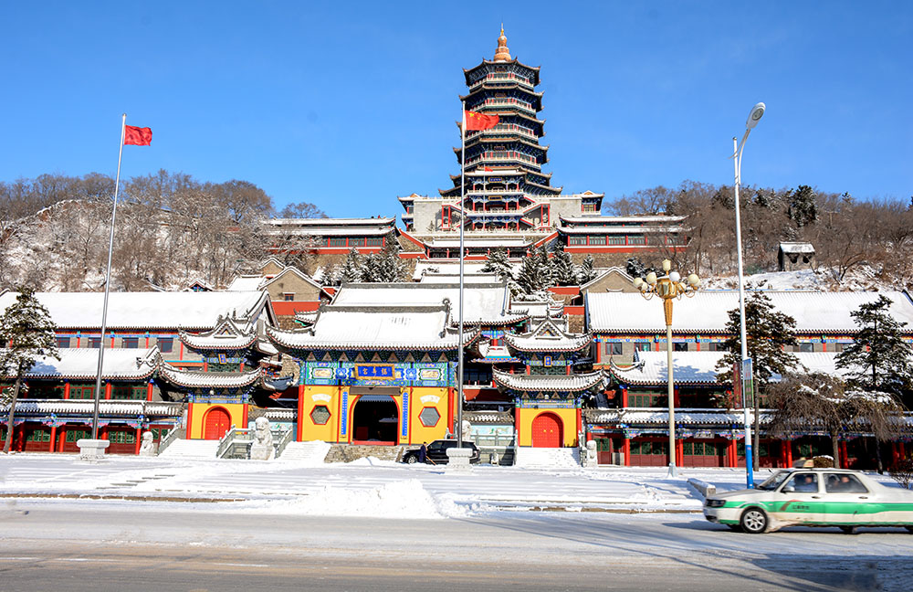 雪后的魁星楼