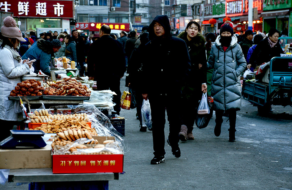 傍晚集市随拍