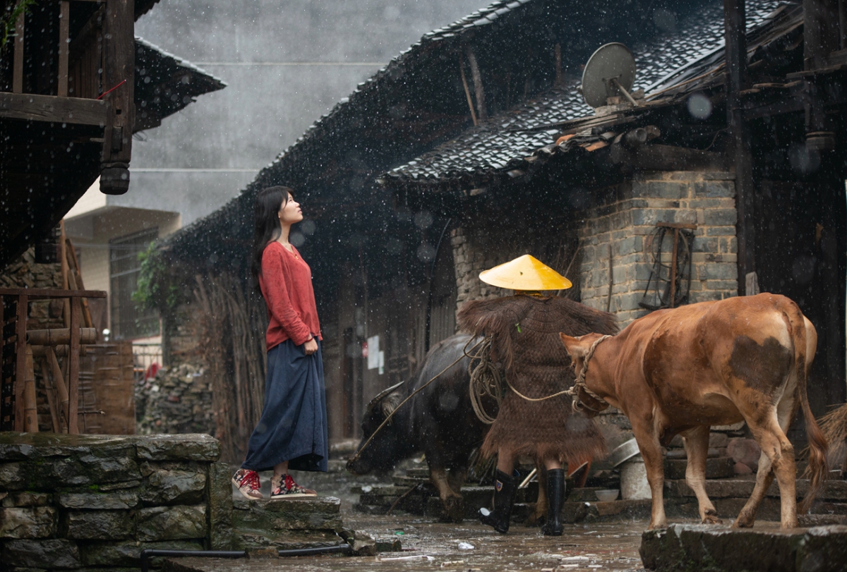 《烟雨古寨》