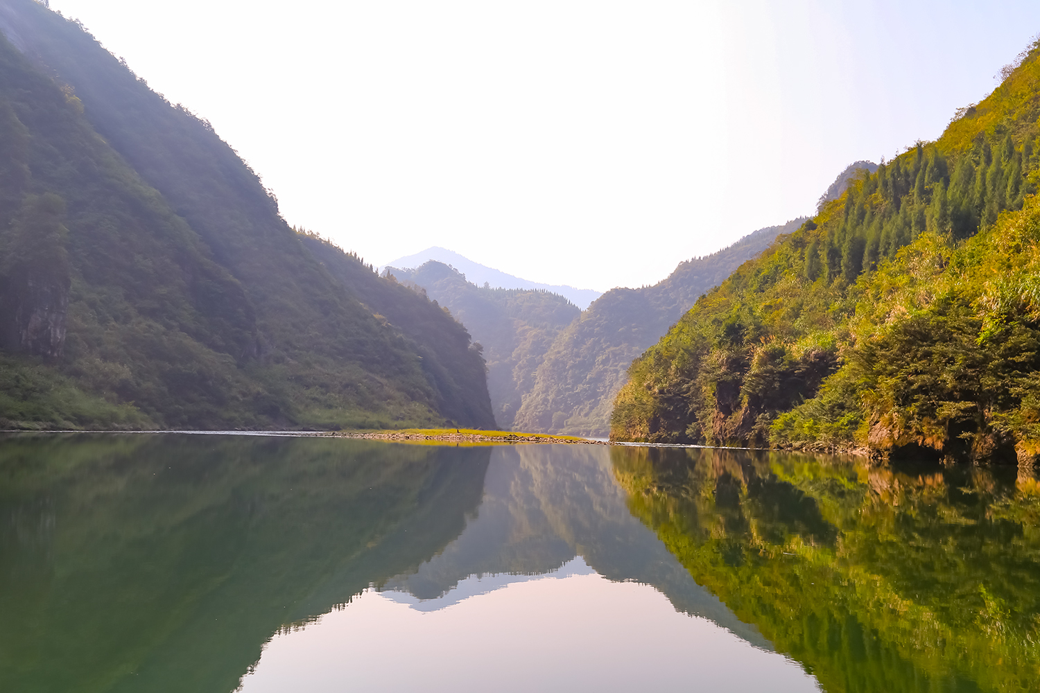 茅岩河秋水