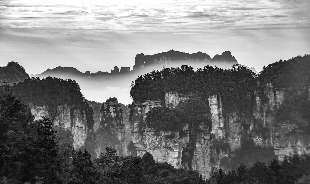 天子山的天门山