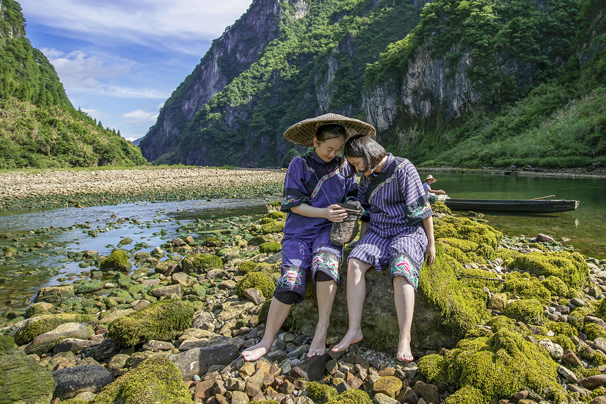 茅岩河上打魚人(3)