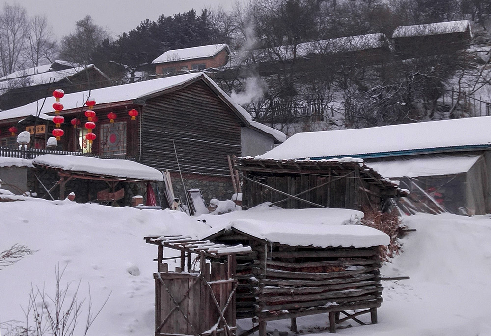 雪村的清晨