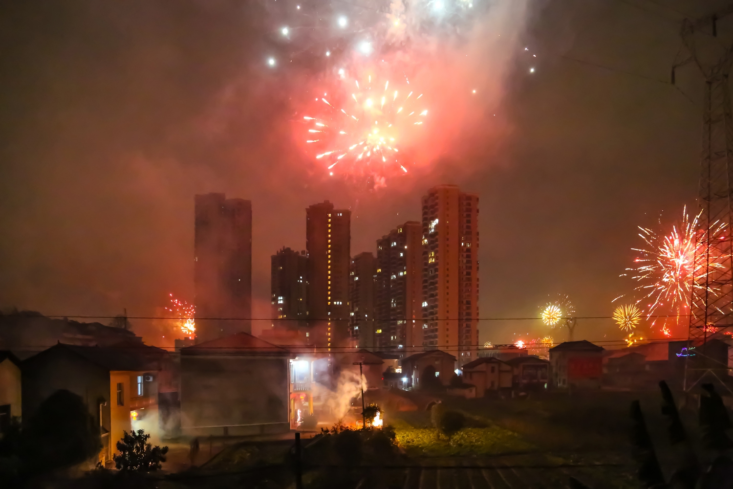 新年钟声敲响时