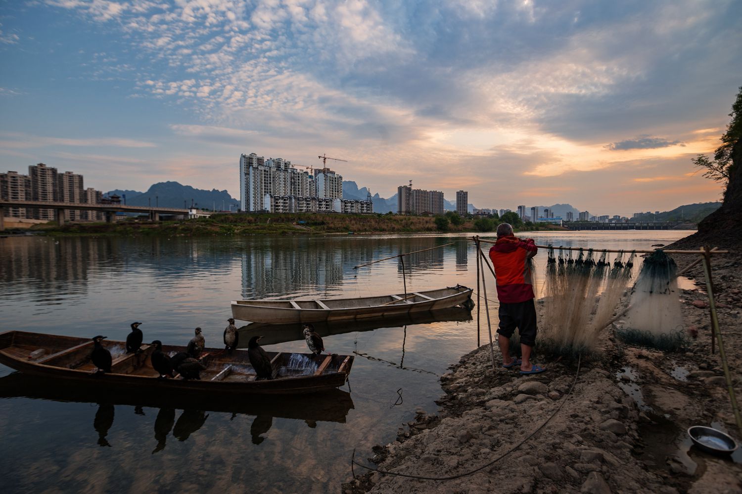 澧水河边