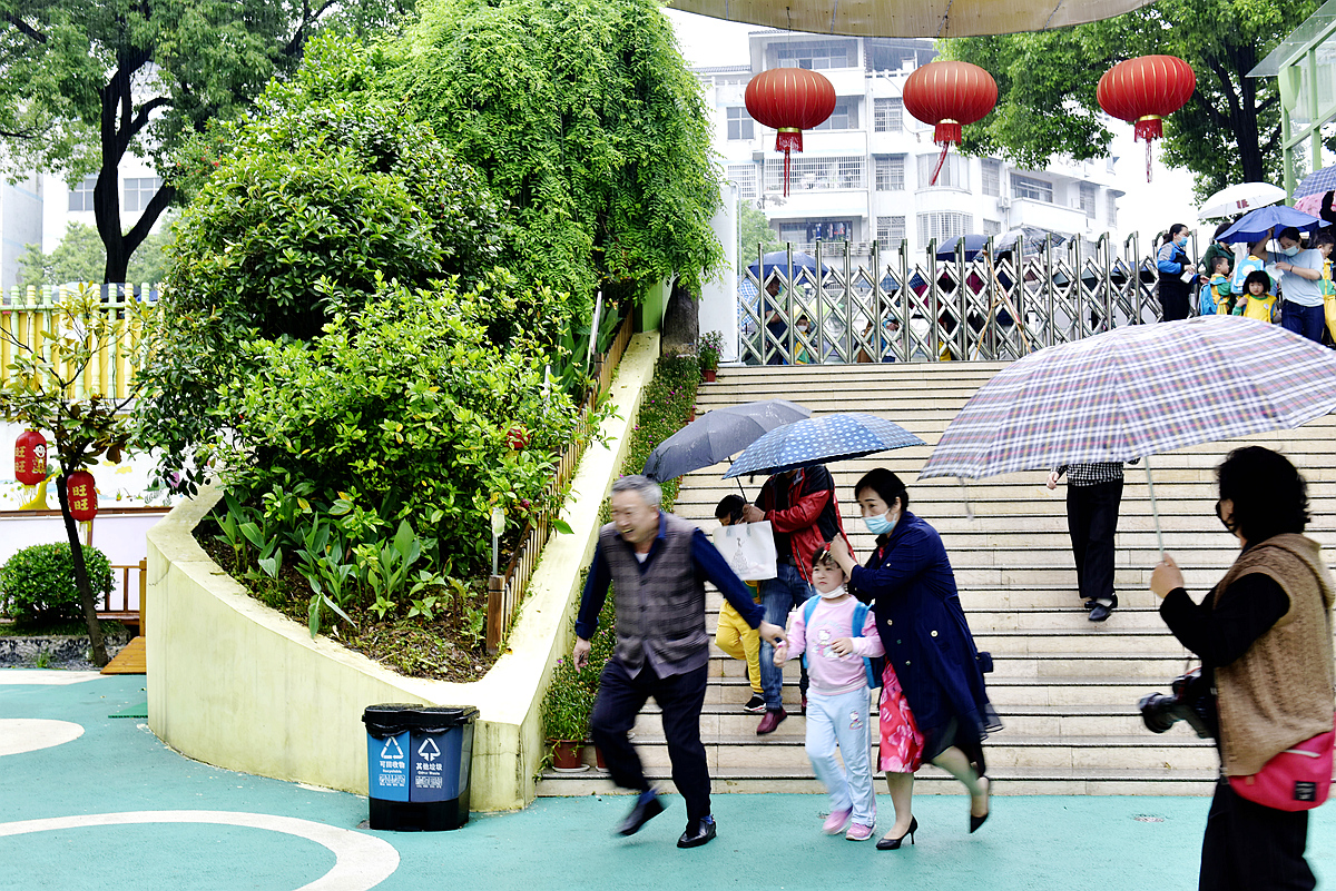 张家界第一幼儿园"疫"后今天开园6