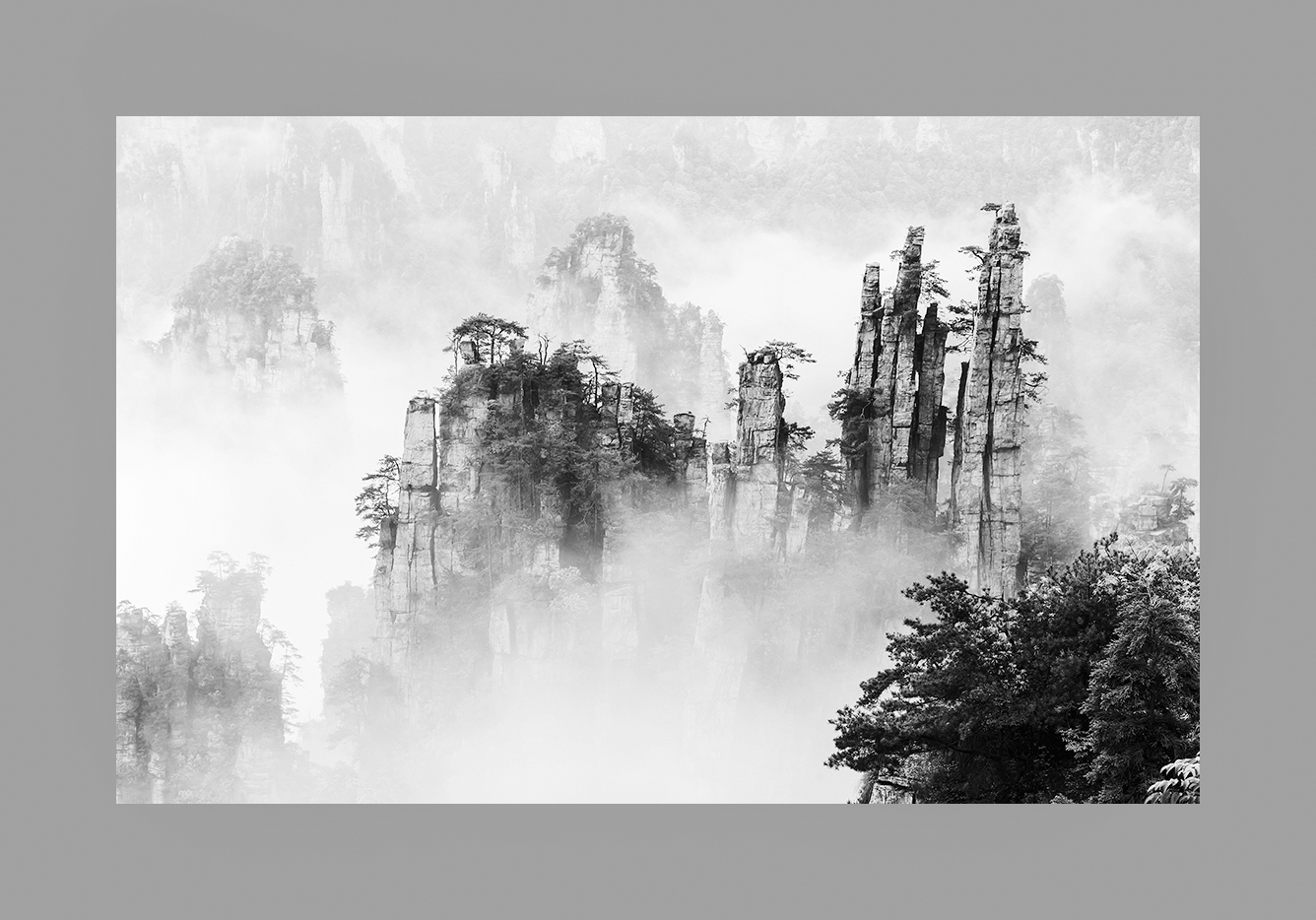 水墨天子山