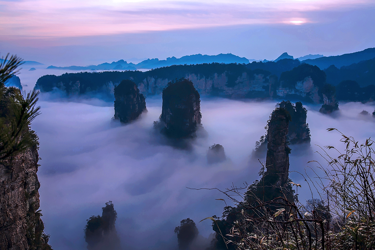 奇峰听海