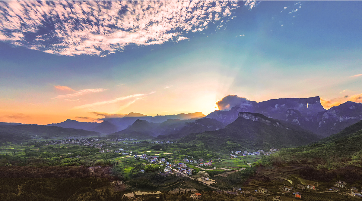 昨日天门后山