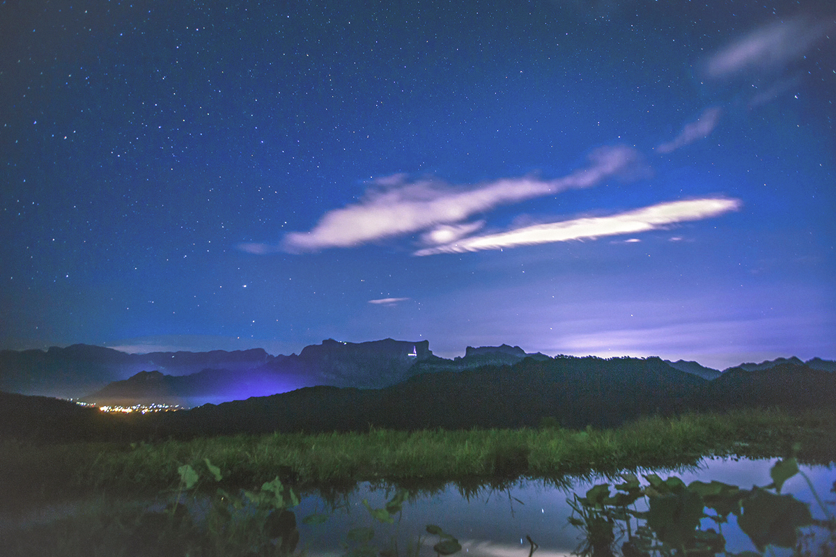 后天门夜色