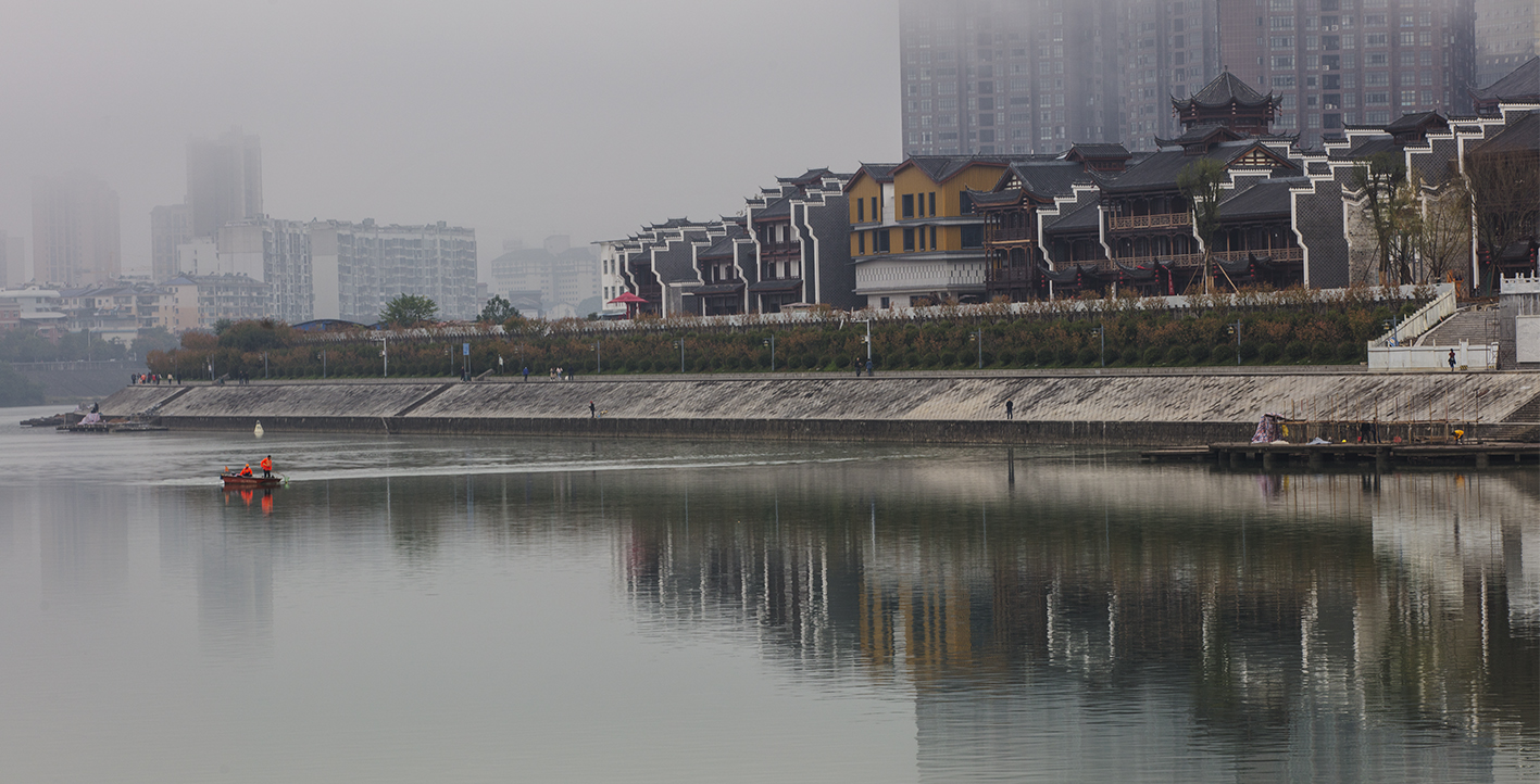 澧水晨景